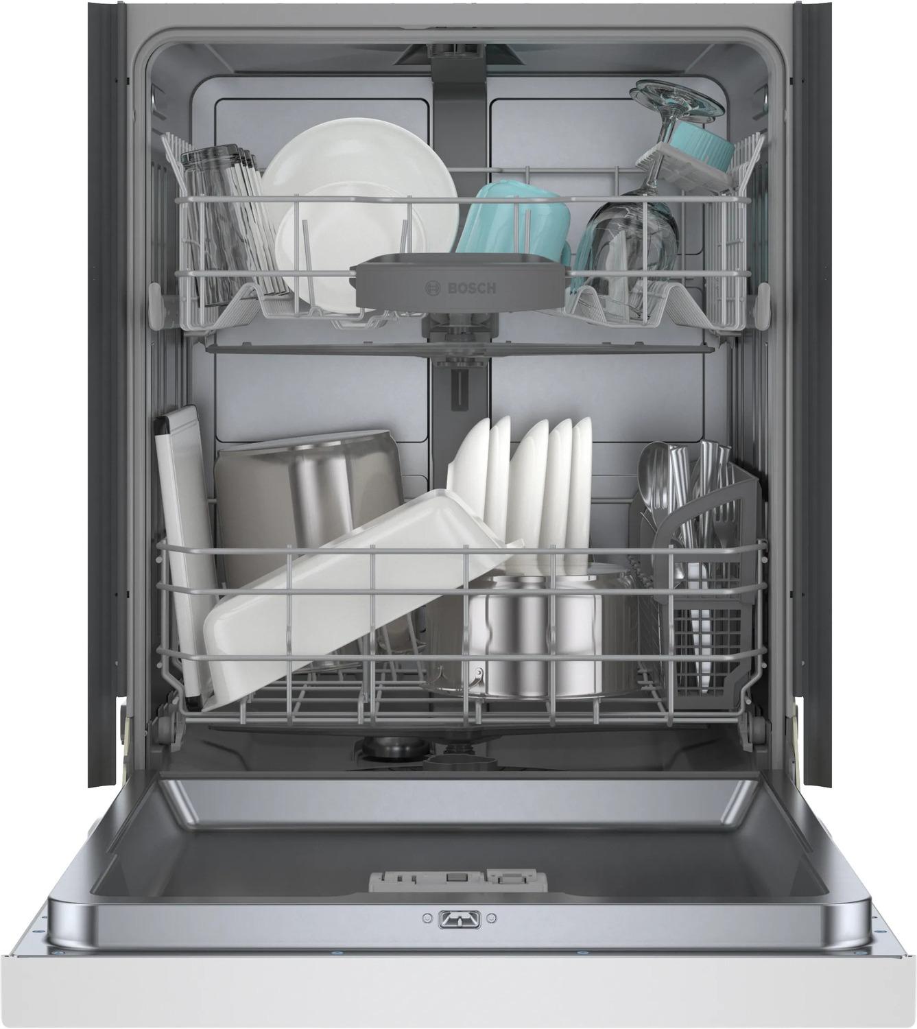 BOSCH SHE3AEM2N Bosch 100 Series Dishwasher 24"" White