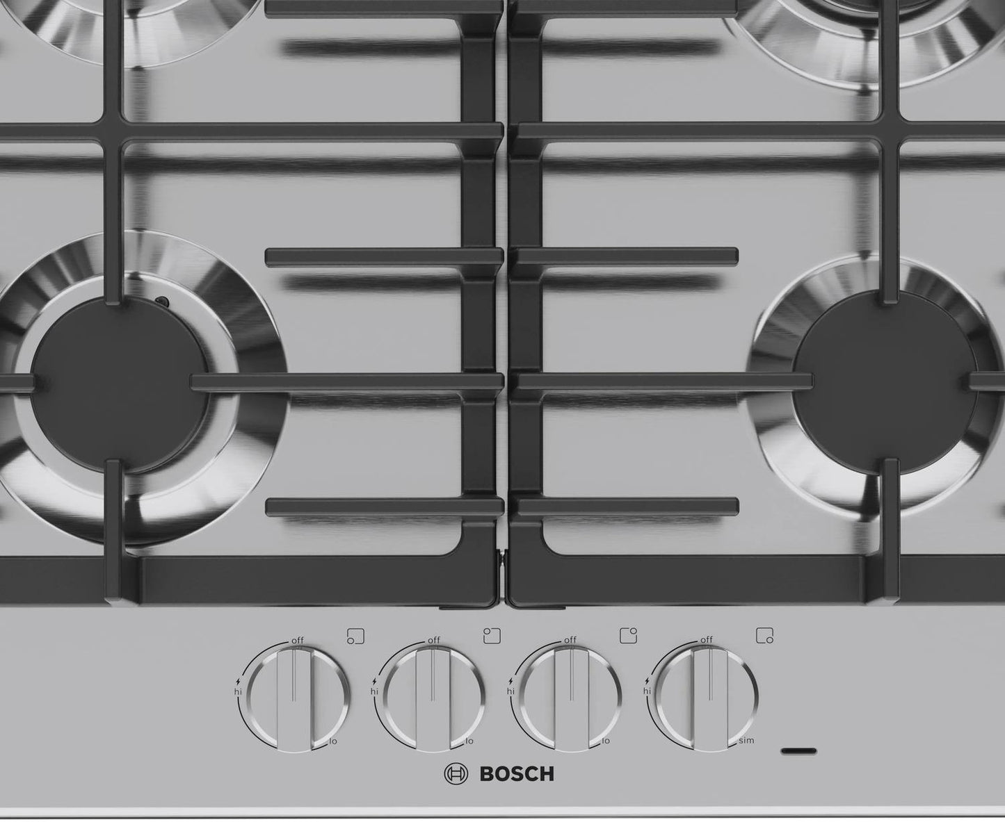 BOSCH NGM5453UC Bosch 500 Series Gas Cooktop Stainless Steel
