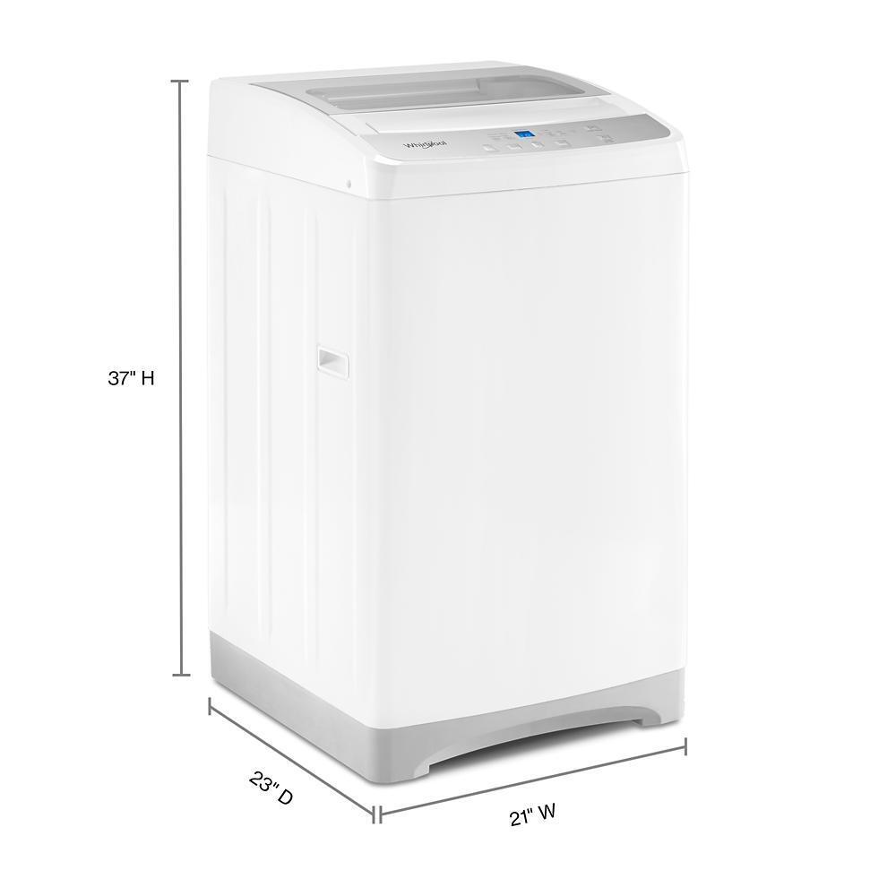 WHIRLPOOL WTW2000HW 1.6 Cu. Ft. Compact Top Load Washer With Flexible Installation