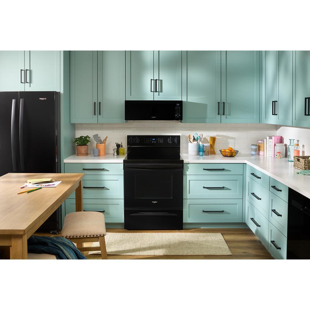 WHIRLPOOL WMML5530RB Whirlpool 1.1 Cu. Ft. Low Profile Microwave Hood Combination