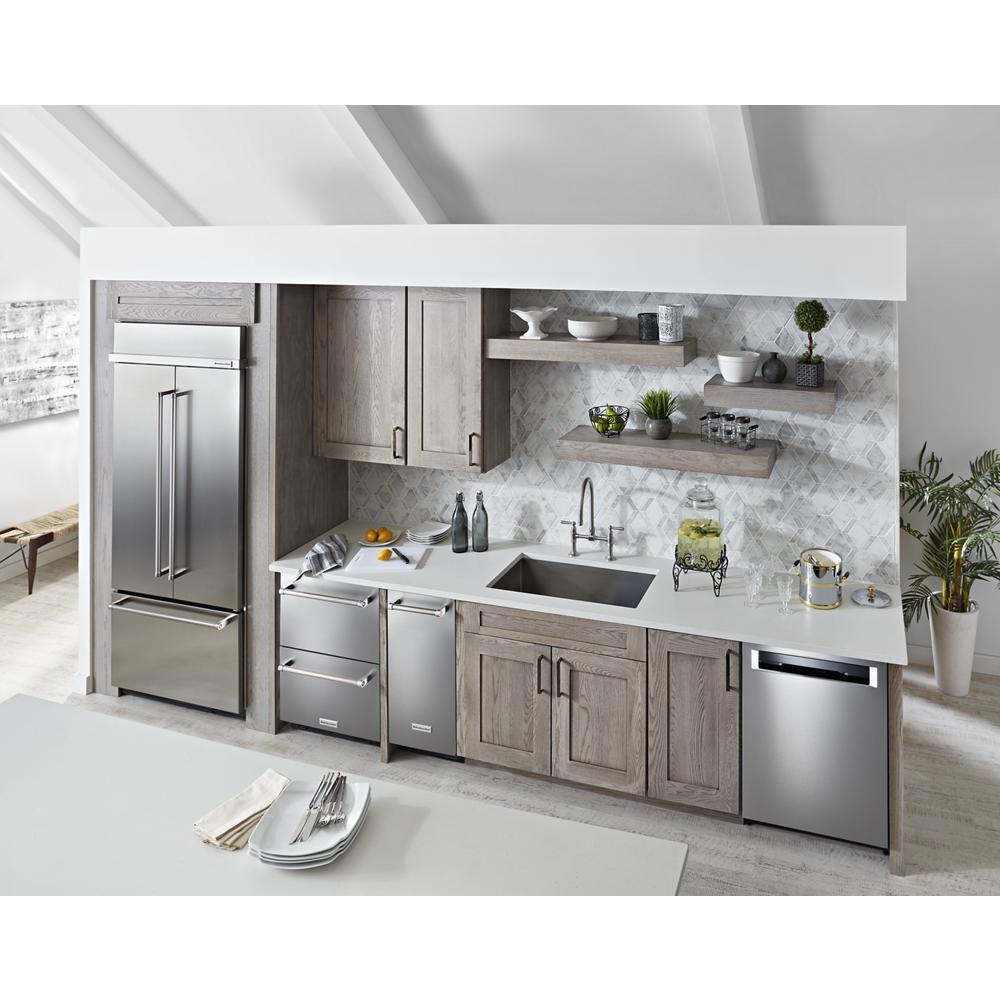 KITCHENAID KBFN506ESS Stainless Steel Kitchenaid 20.5 Cu. Ft. 36"" Width Built In PANEL...