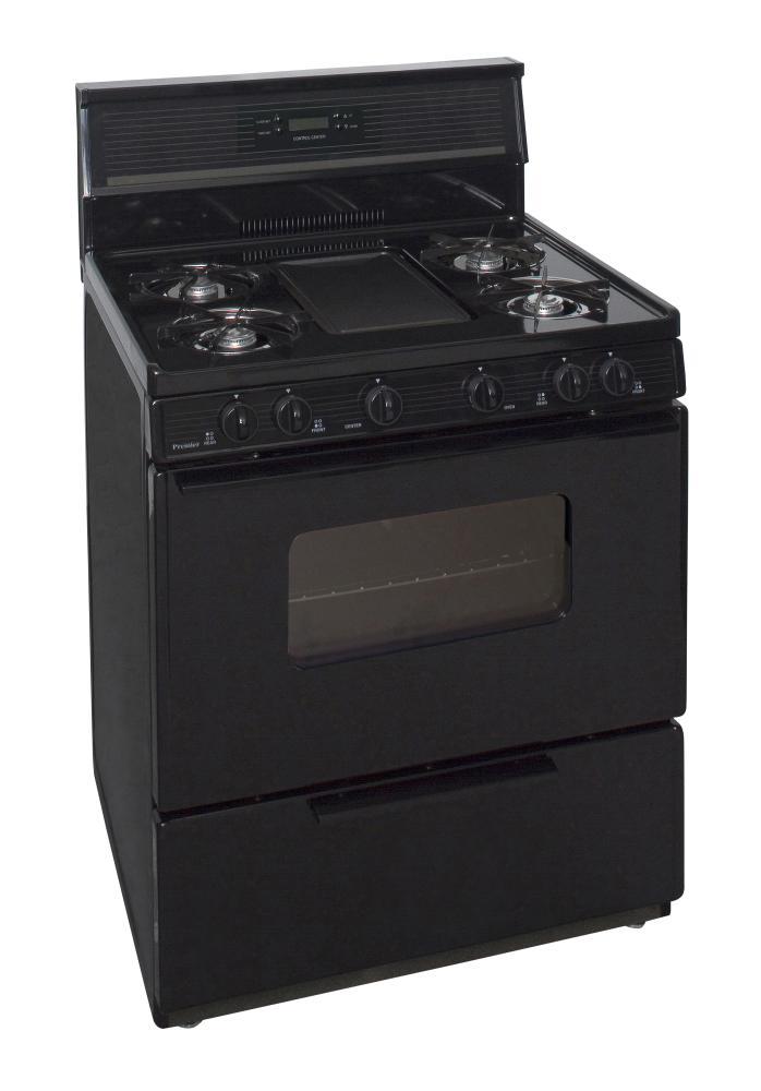 PREMIER SFK249BP 30 In. Freestanding Gas Range With 5th Burner and Griddle Package I...