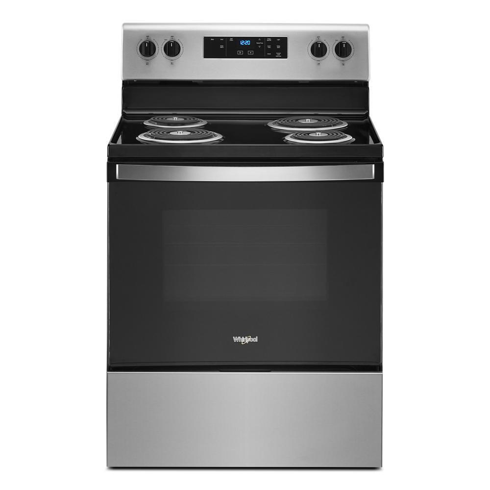 WHIRLPOOL WFC315S0JS 4.8 Cu. Ft. Whirlpool Electric Range With Keep Warm Setting