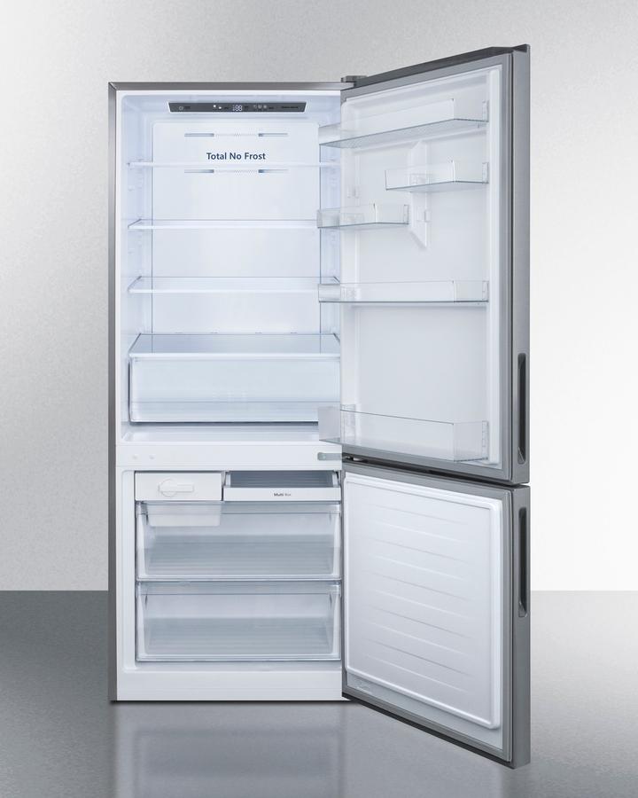 SUMMIT FFBF279SSX Summit 28"" Wide Bottom Freezer Refrigerator
