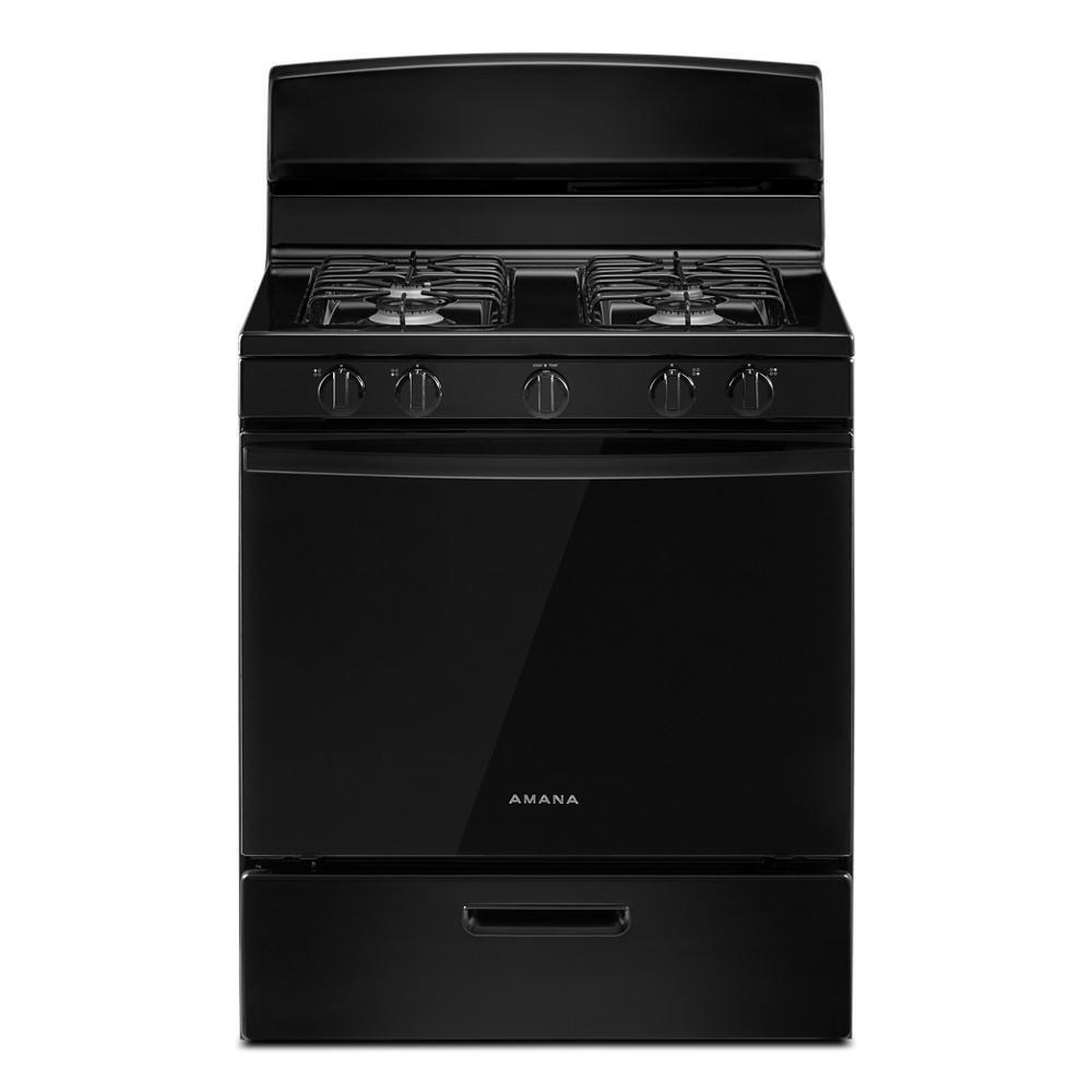 AMANA AGR4203MNB Amana 30-inch Gas Range With Easy-clean Glass Door