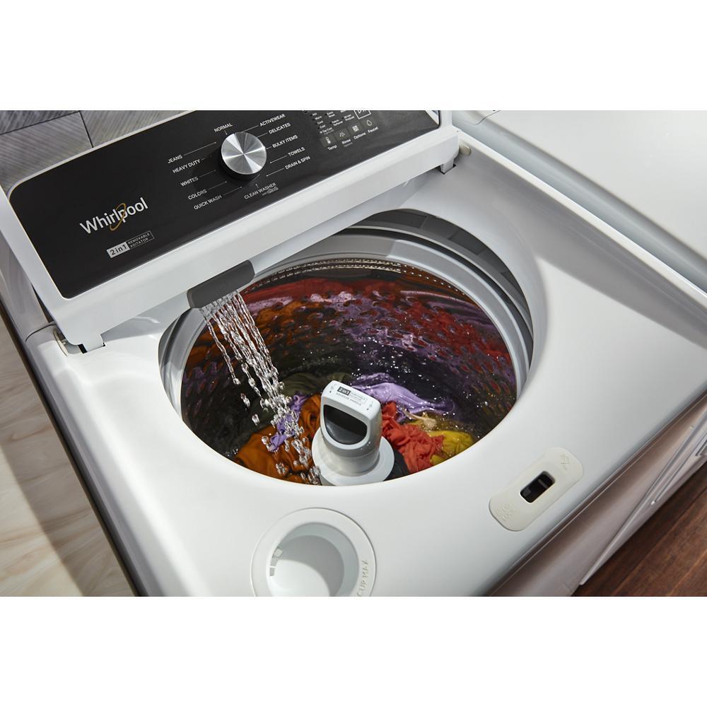 WHIRLPOOL WTW5057LW 4.7-4.8 Cu. Ft. Capacity Top Load Washer With Removable Agitator