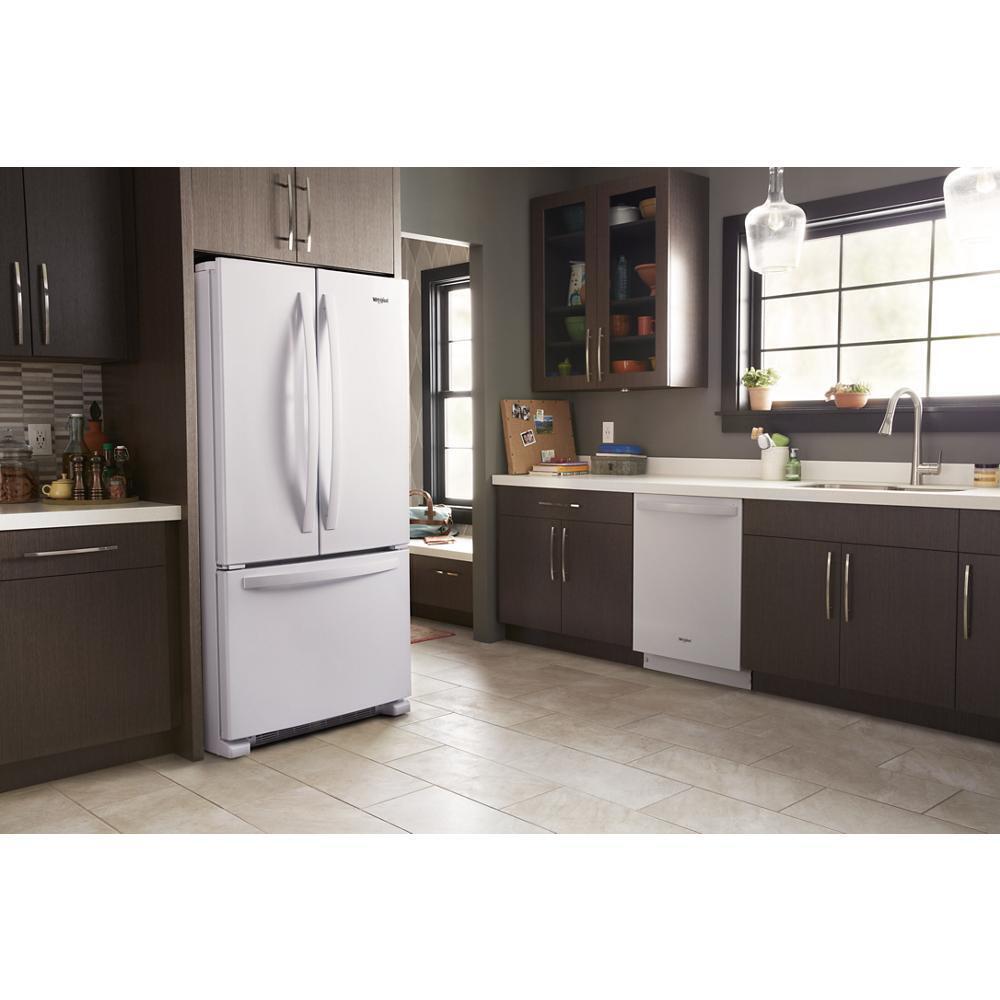 WHIRLPOOL WRFF5333PW Whirlpool 33-inch Wide French Door Refrigerator - 22 Cu. Ft.