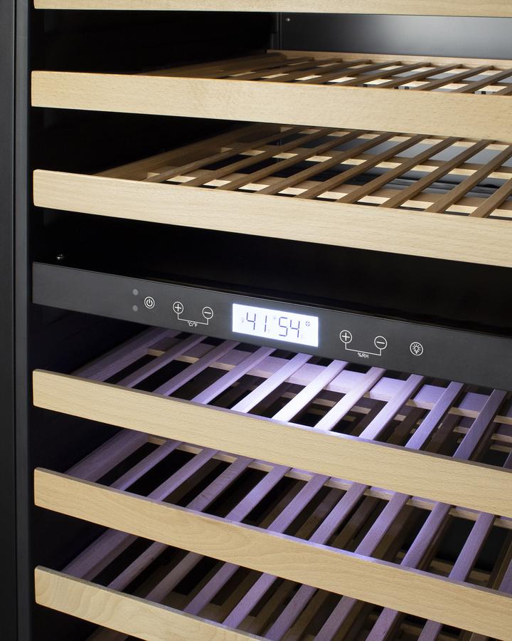 SUMMIT SWC1966BLHD Summit 24"" Wide Dual Zone Wine Cellar