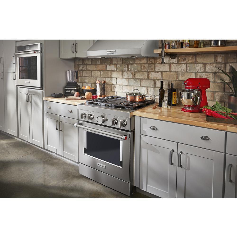 KITCHENAID KFDC500JSS Kitchenaid 30'' Smart Commercial-style Dual Fuel Range With 4 BU...
