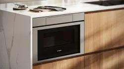 BOSCH HMD8454UC Bosch 800 Series Drawer Microwave 24"" Stainless Steel