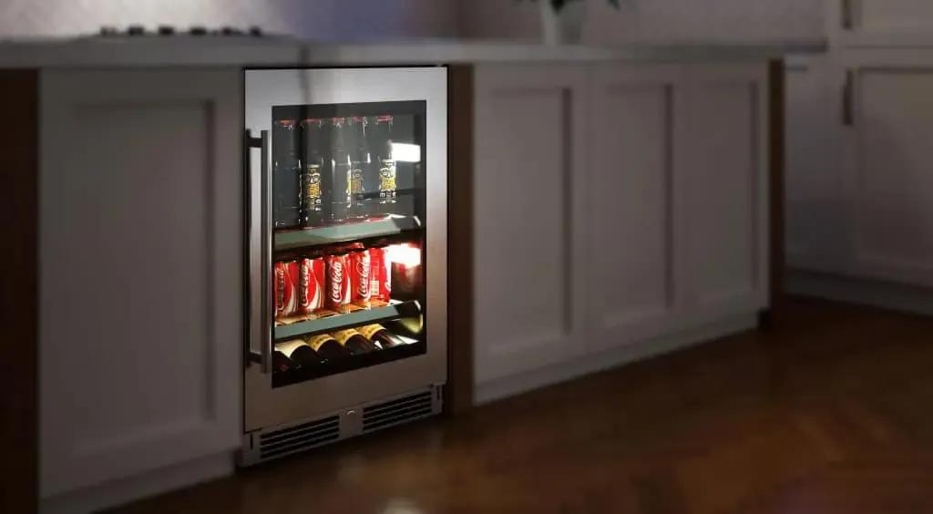 XO APPLIANCE XOU24BCGBSR XO Appliance Beverage Center 24"" Black Stainless Rh
