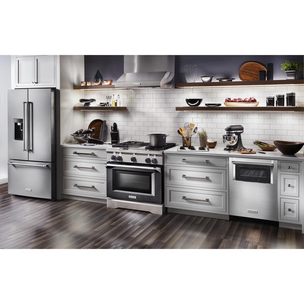 KITCHENAID KRFC704FPS Kitchenaid 23.8 Cu. Ft. 36"" Counter-depth French Door Platinum I...