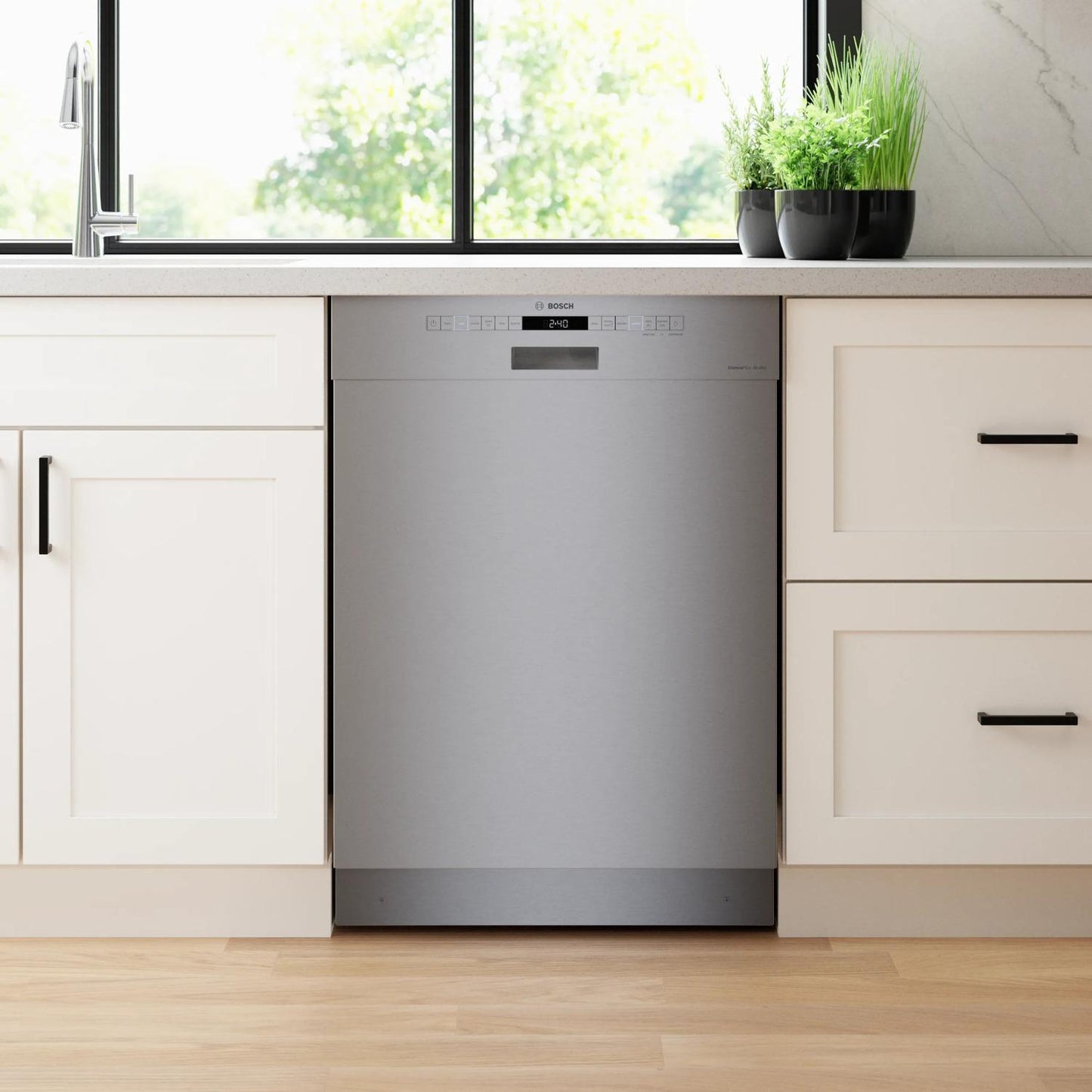 BOSCH SHE53B75UC Bosch 300 Series Dishwasher 24'' Stainless Steel She53b75uc