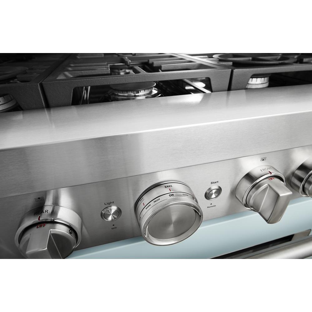 KITCHENAID KFGC506JMB Kitchenaid 36'' Smart Commercial-style Gas Range With 6 Burners ...