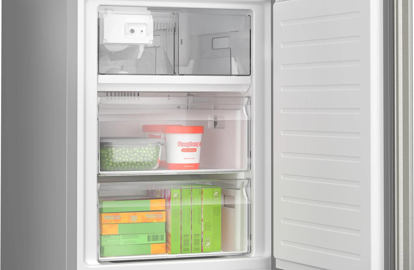 BOSCH B24CB80ESS 800 Series Freestanding Bottom Freezer Refrigerator 24"" Easy Clean ...