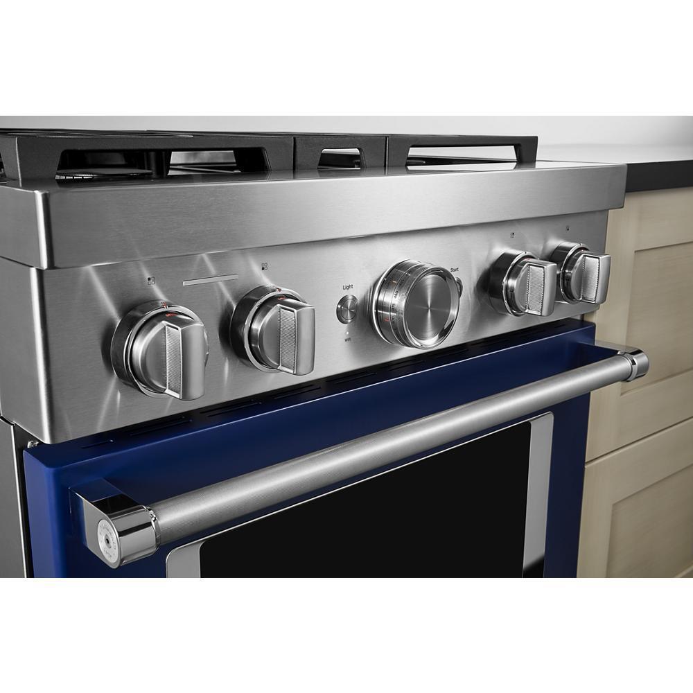 KITCHENAID KFGC500JIB Kitchenaid 30'' Smart Commercial-style Gas Range With 4 Burners ...