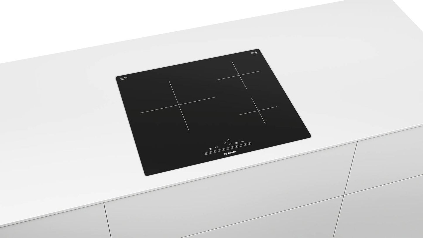 BOSCH NIT5460UC 500 Series Induction Cooktop 24'' Black, Surface Mount Without FRAM...