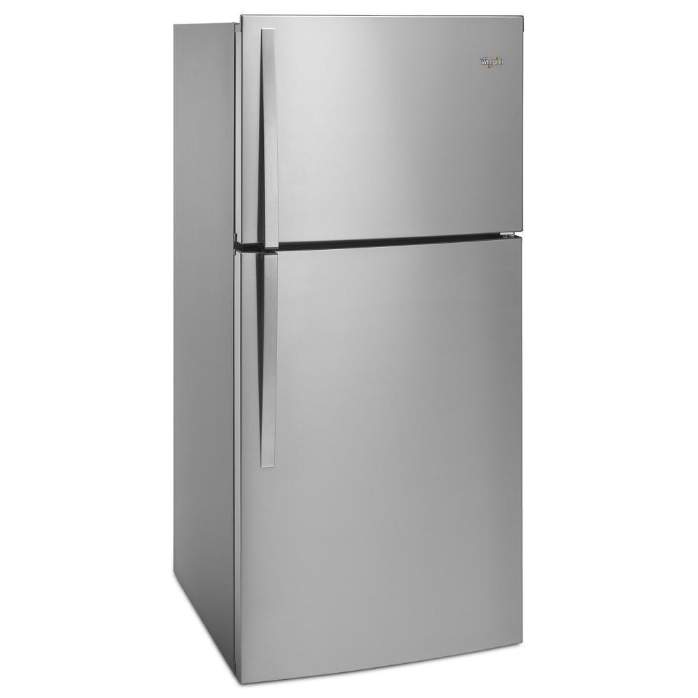 WHIRLPOOL WRT549SZDM Monochromatic Stainless Steel Whirlpool 30"" Wide Top-freezer REF...