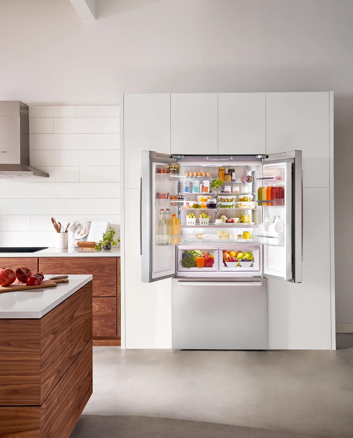 BOSCH B36CT80SNS Bosch French Door Bottom Mount Inox-easyclean
