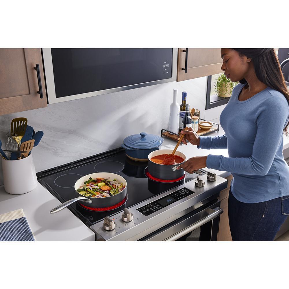 MAYTAG MES8800PZ 30-inch Wide Slide-in Electric Range With Air Fry - 6.4 Cu. Ft.
