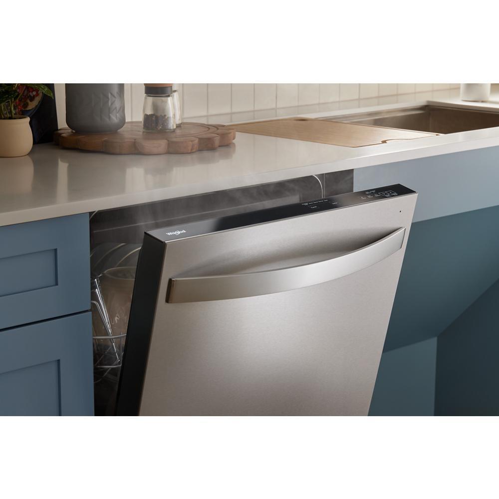 WHIRLPOOL WDT550SAPB 44 Dba Ada Compliant Dishwasher Flush With Cabinets With 3rd Rack