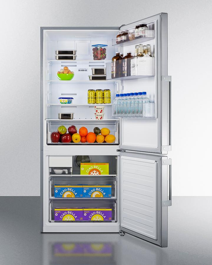 SUMMIT FFBF284SSIM Summit 28"" Wide Bottom Freezer Refrigerator