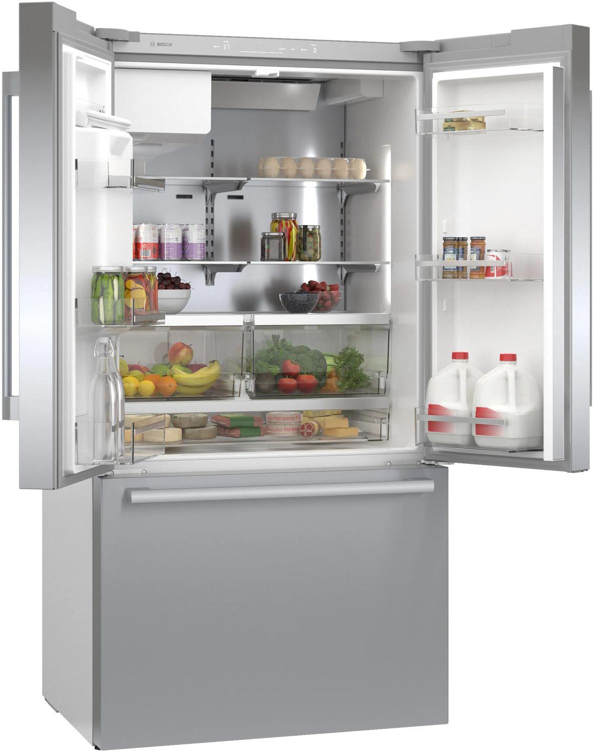 BOSCH B36CD50SNS 500 Series French Door Bottom Mount Refrigerator 36'' Easy Clean ST...