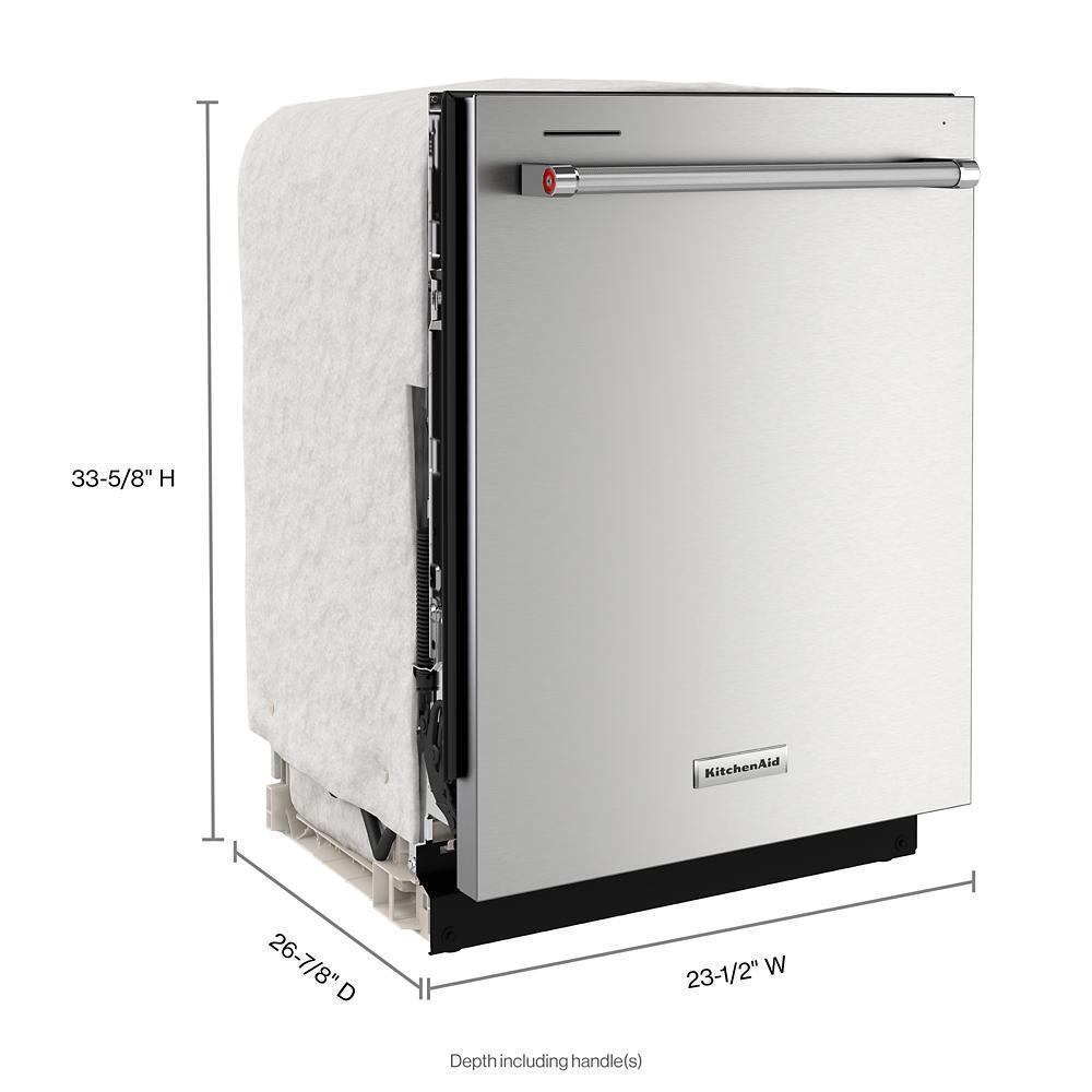 KITCHENAID KDTE204KPS 39 Dba Dishwasher In Printshield Finish With Third Level Utensil RA...