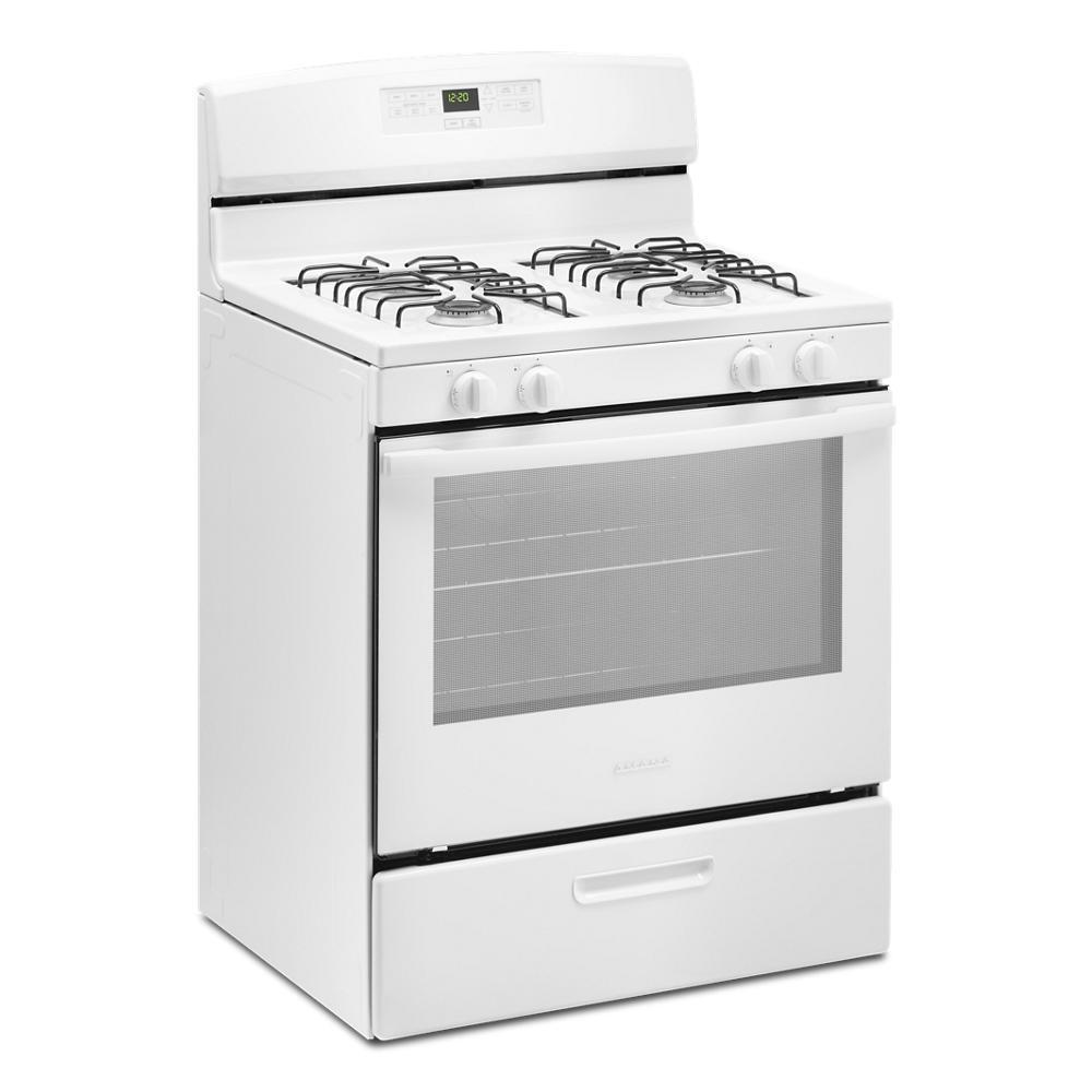 AMANA AGR6303MMW Amana 30-inch Gas Range With Bake Assist Temps
