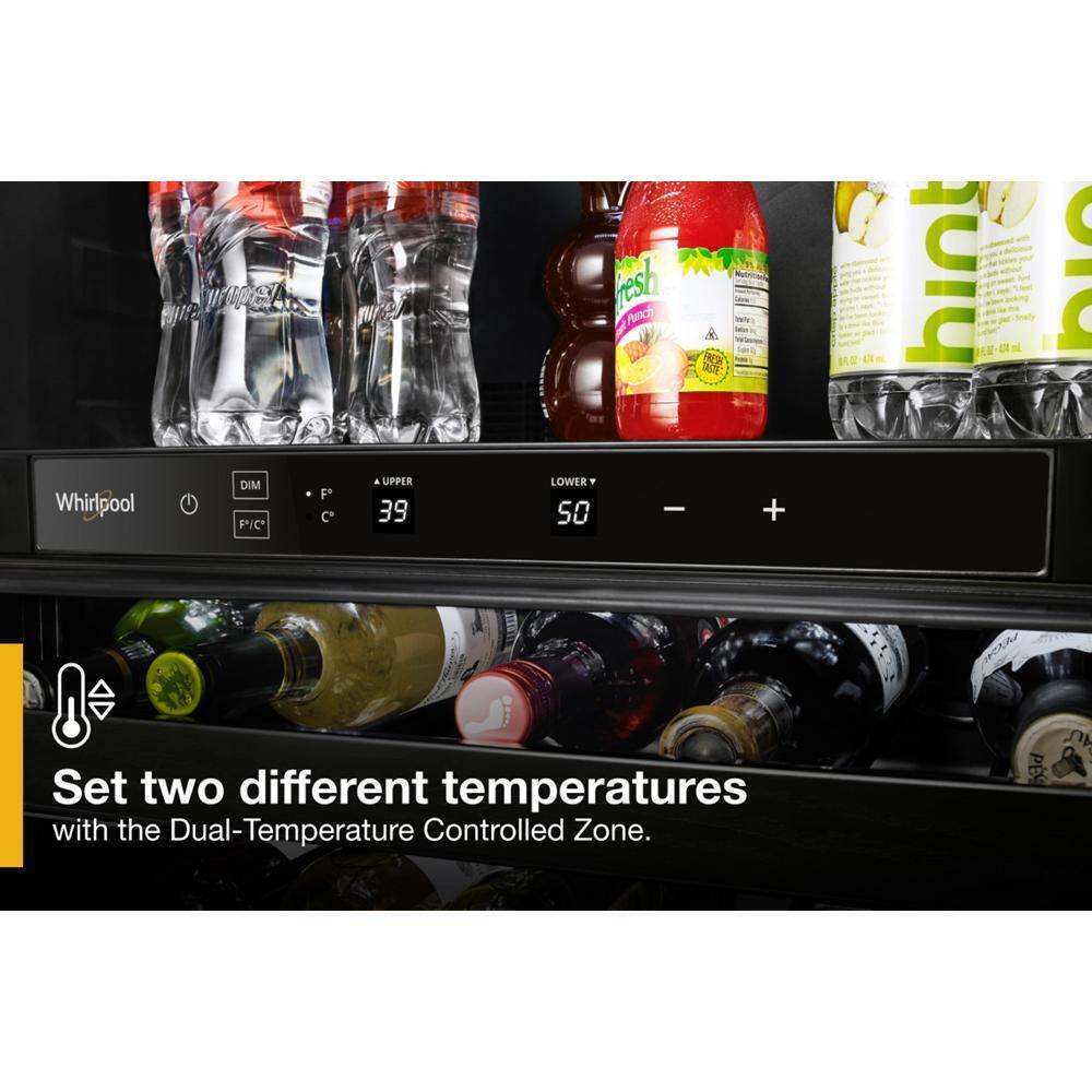 WHIRLPOOL WUB35X24HZ 24-inch Wide Undercounter Beverage Center With Towel Bar Handle- 5....