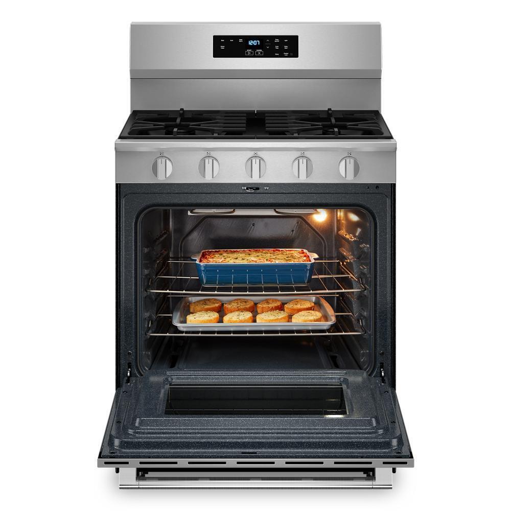 MAYTAG MFGS4030RS Maytag 30-inch Wide Gas Range With Steam Clean - 5.0 Cu. Ft.