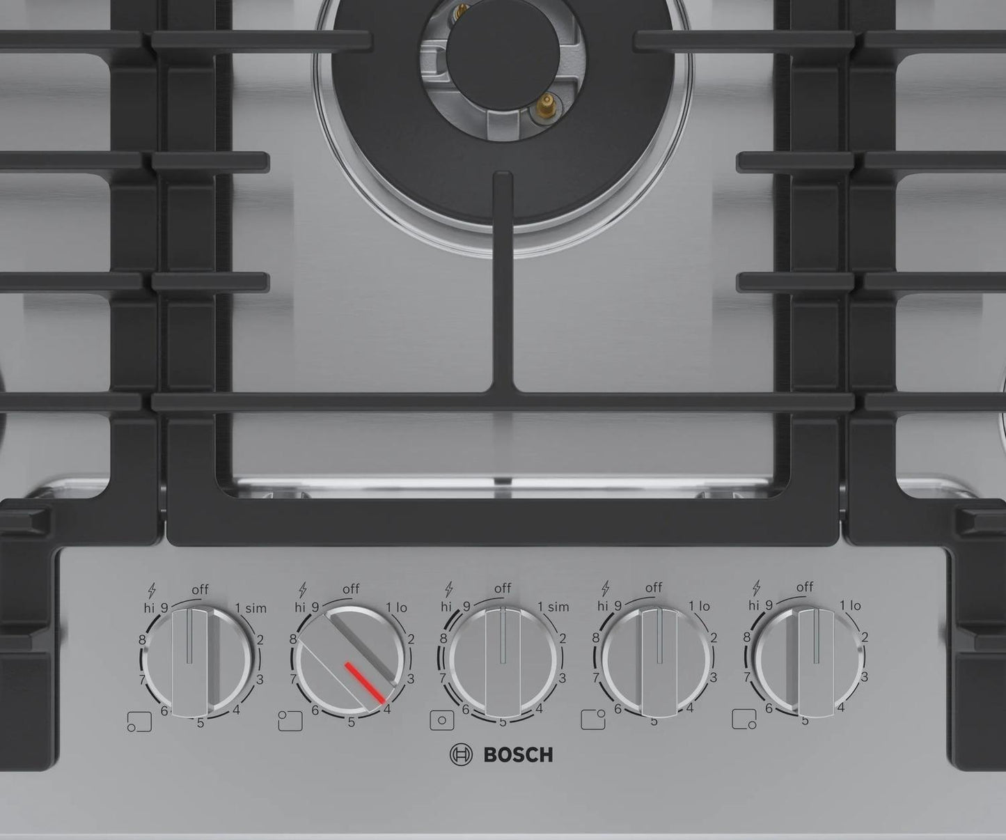 BOSCH NGM8059UC Bosch 800 Series Gas Cooktop 30"" Stainless Steel Ngm8059uc