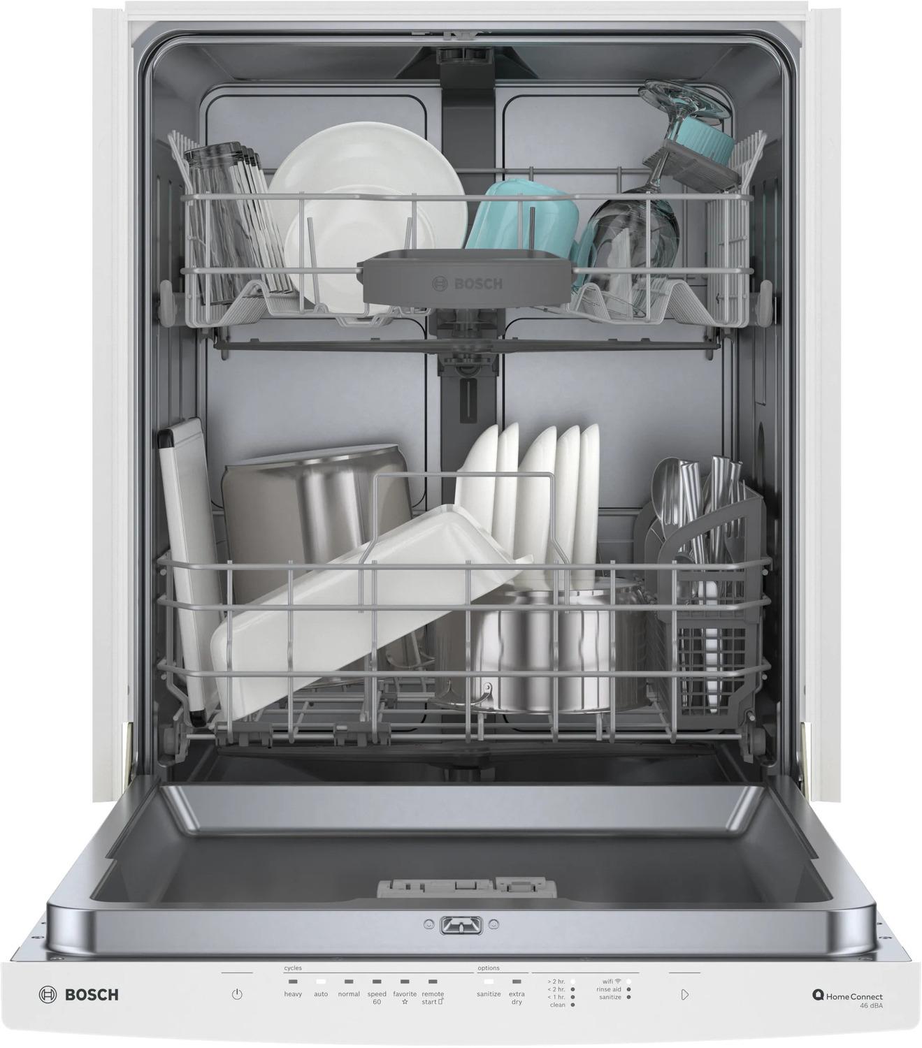 BOSCH SHS53CD2N Bosch 300 Series Dishwasher 24"" White
