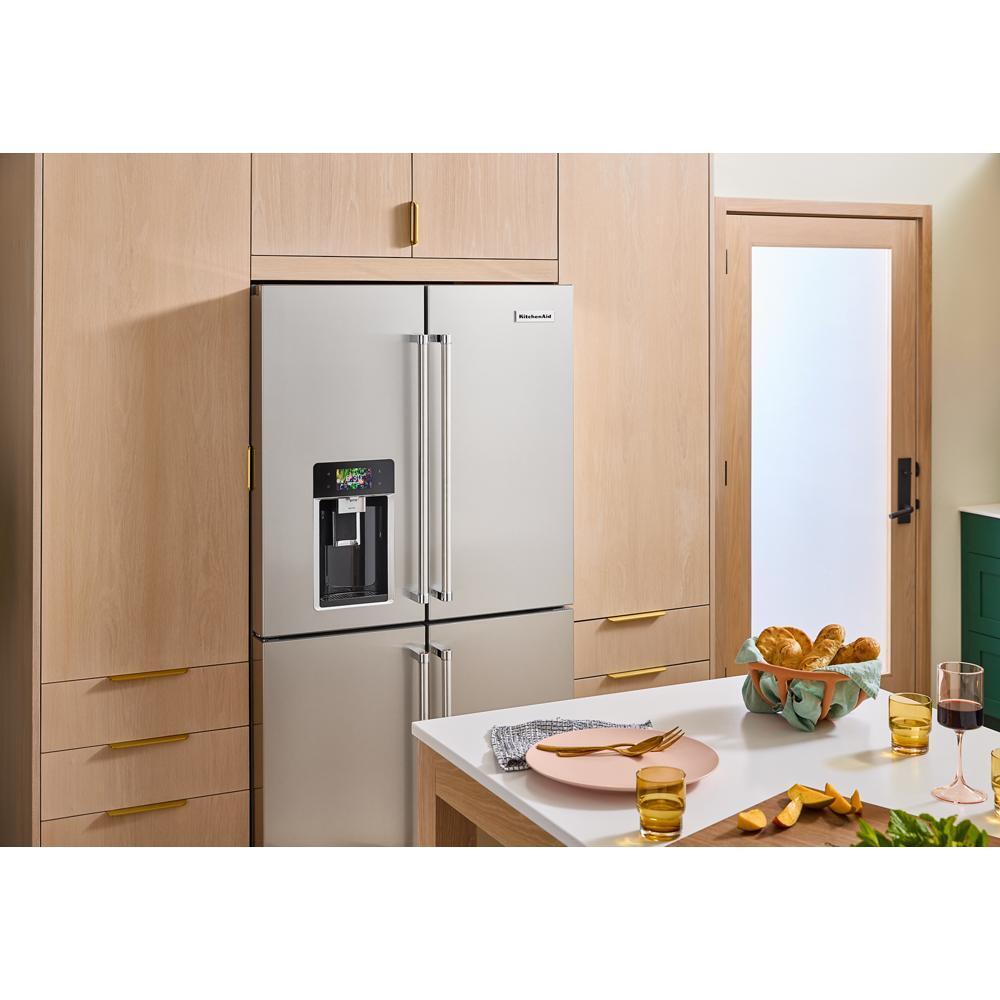 KITCHENAID KRQC736RPS 36"" Counter-depth 19.4 Cu Ft 4-door Refrigerator With Flexible TEMP...