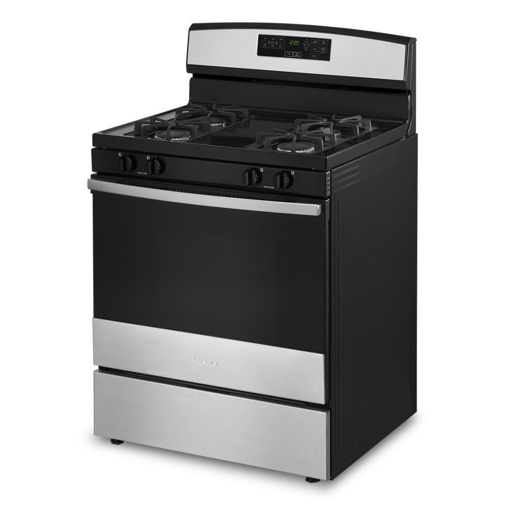 AMANA AGR6603SMS Amana 30-inch Gas Range With Self-clean Option