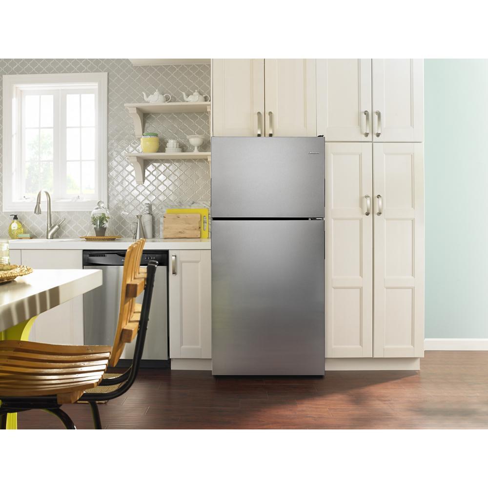 AMANA ART308FFDM Monochromatic Stainless Steel Amana 18 Cu. Ft. Top-freezer REFRI...