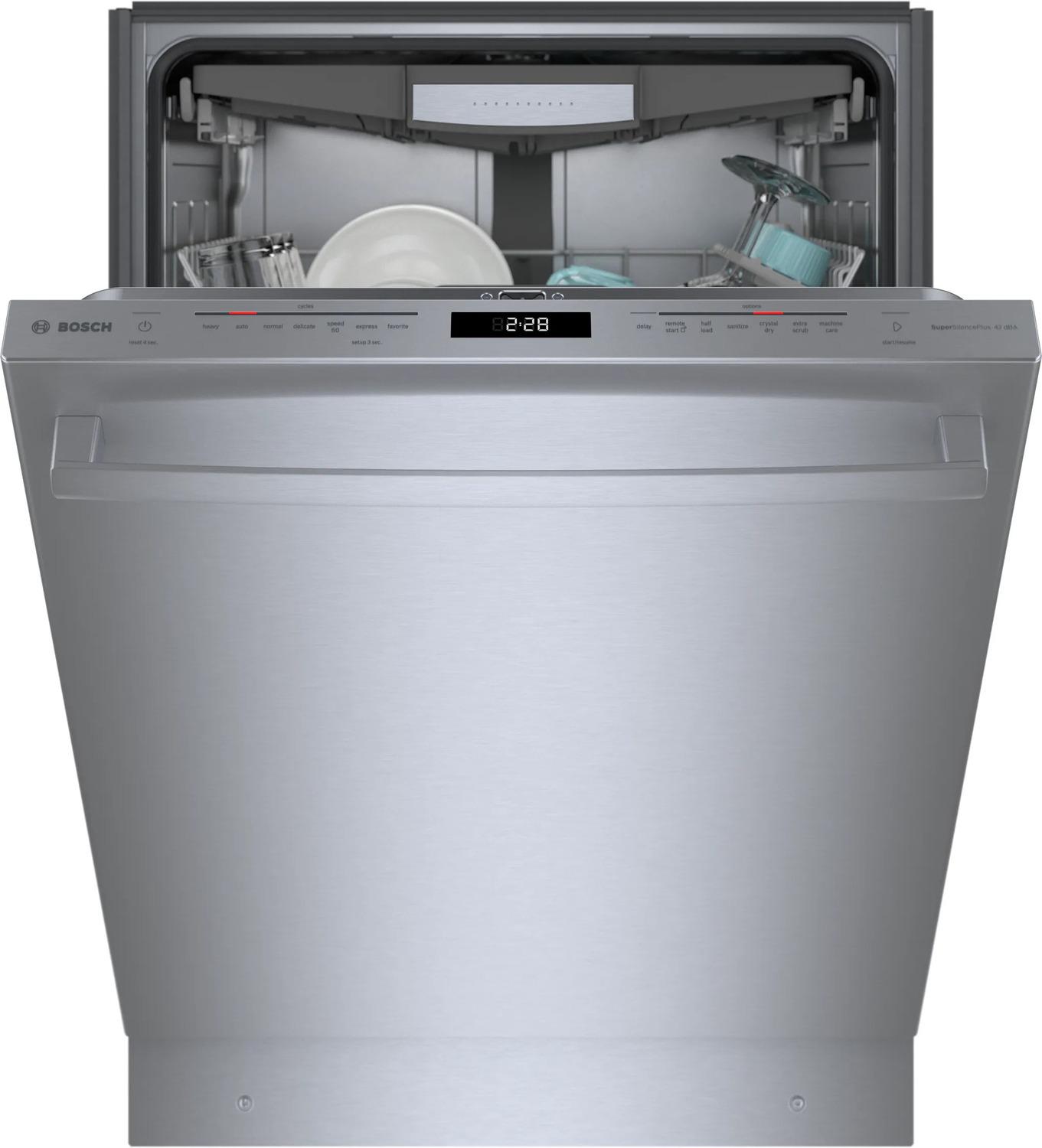 BOSCH SHX78B75UC Bosch 800 Series Dishwasher 24'' Stainless Steel Shx78b75uc