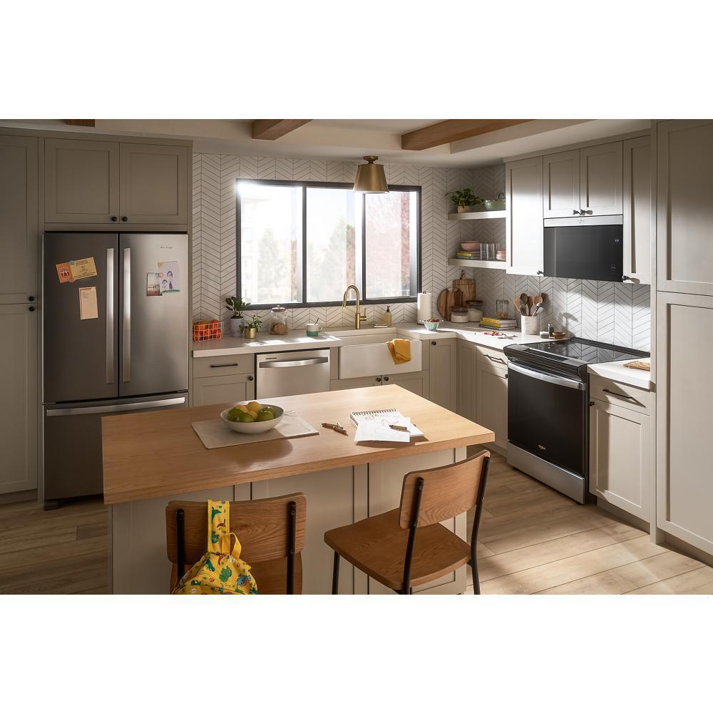 WHIRLPOOL WMMF5930PZ 1.1 Cu. Ft. Flush Mount Microwave With Turntable-free Design