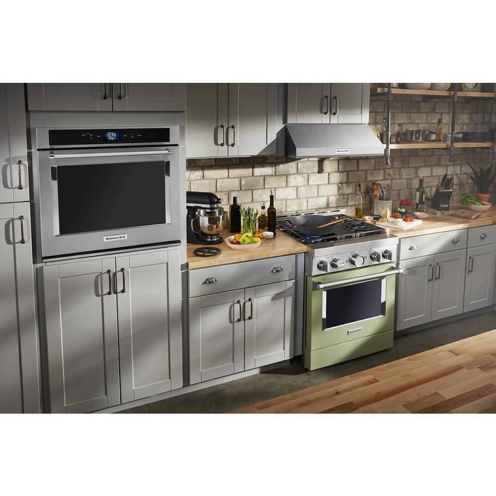 KITCHENAID KFGC500JAV Kitchenaid 30'' Smart Commercial-style Gas Range With 4 Burners ...