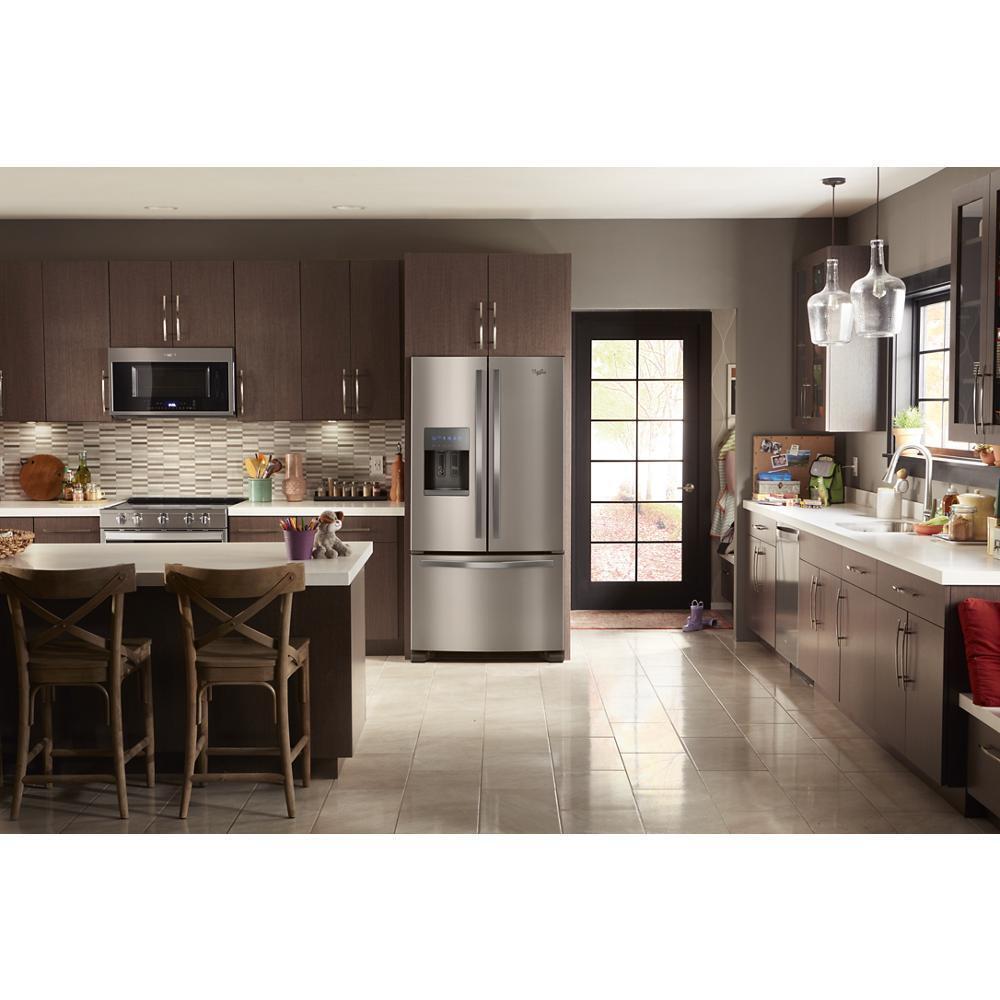 WHIRLPOOL WRF555SDFZ 36-inch Wide French Door Refrigerator In Fingerprint-resistant STAI...