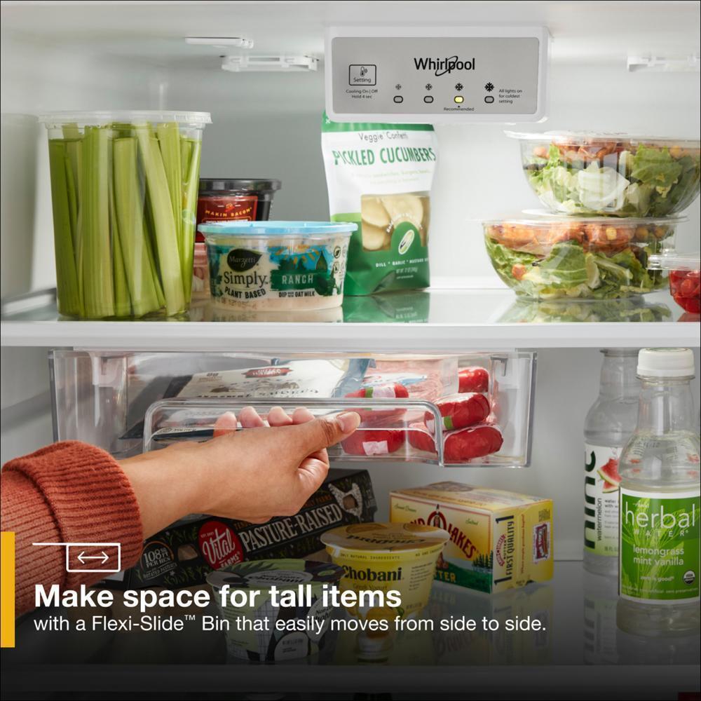 WHIRLPOOL WRTX5028PW Whirlpool 28-inch Wide Top-freezer Refrigerator - 16.6 Cu. Ft.