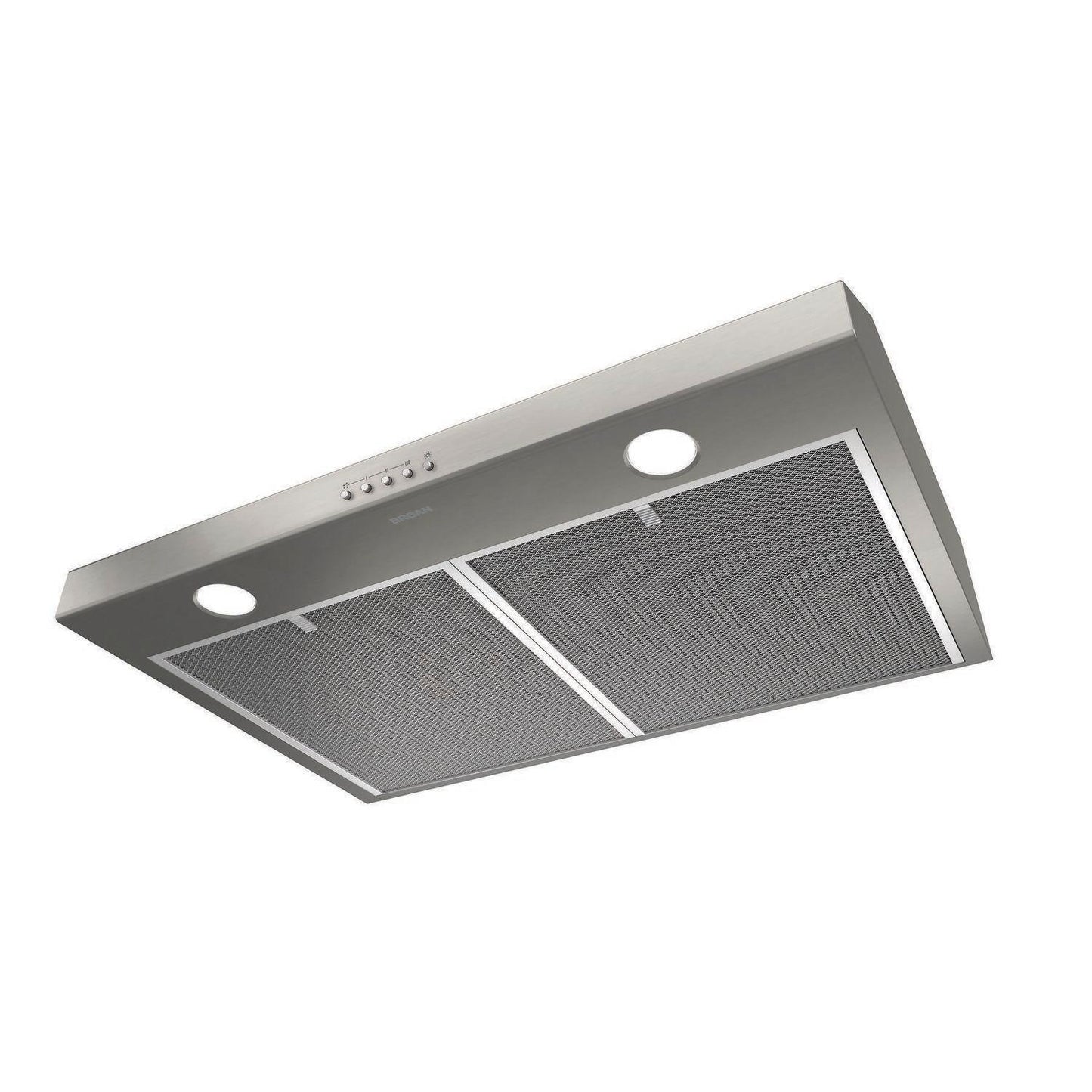 BROAN BCSQ130SS Broan Glacier 30"" 300 Cfm 1.5 Sones Stainless Steel Range Hood