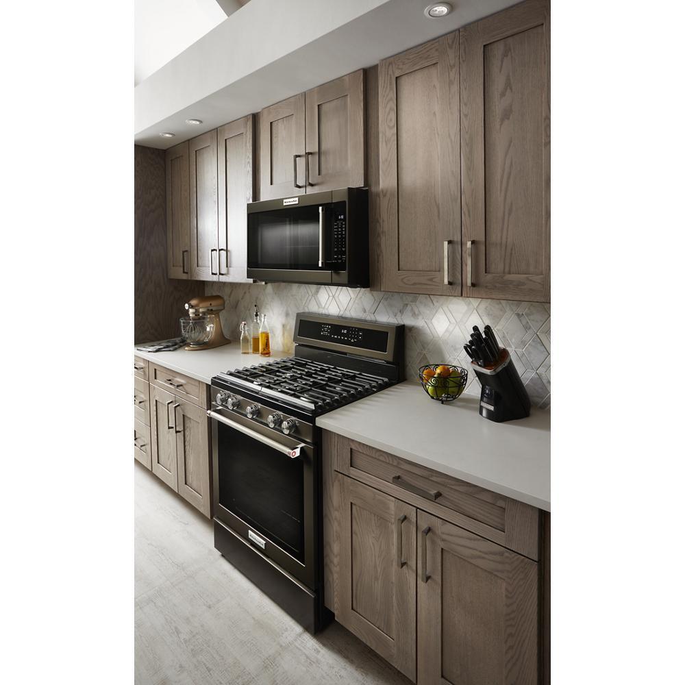 KITCHENAID KFGG500EBS Kitchenaid 30-inch 5-burner Gas Convection Range - Black Stainless