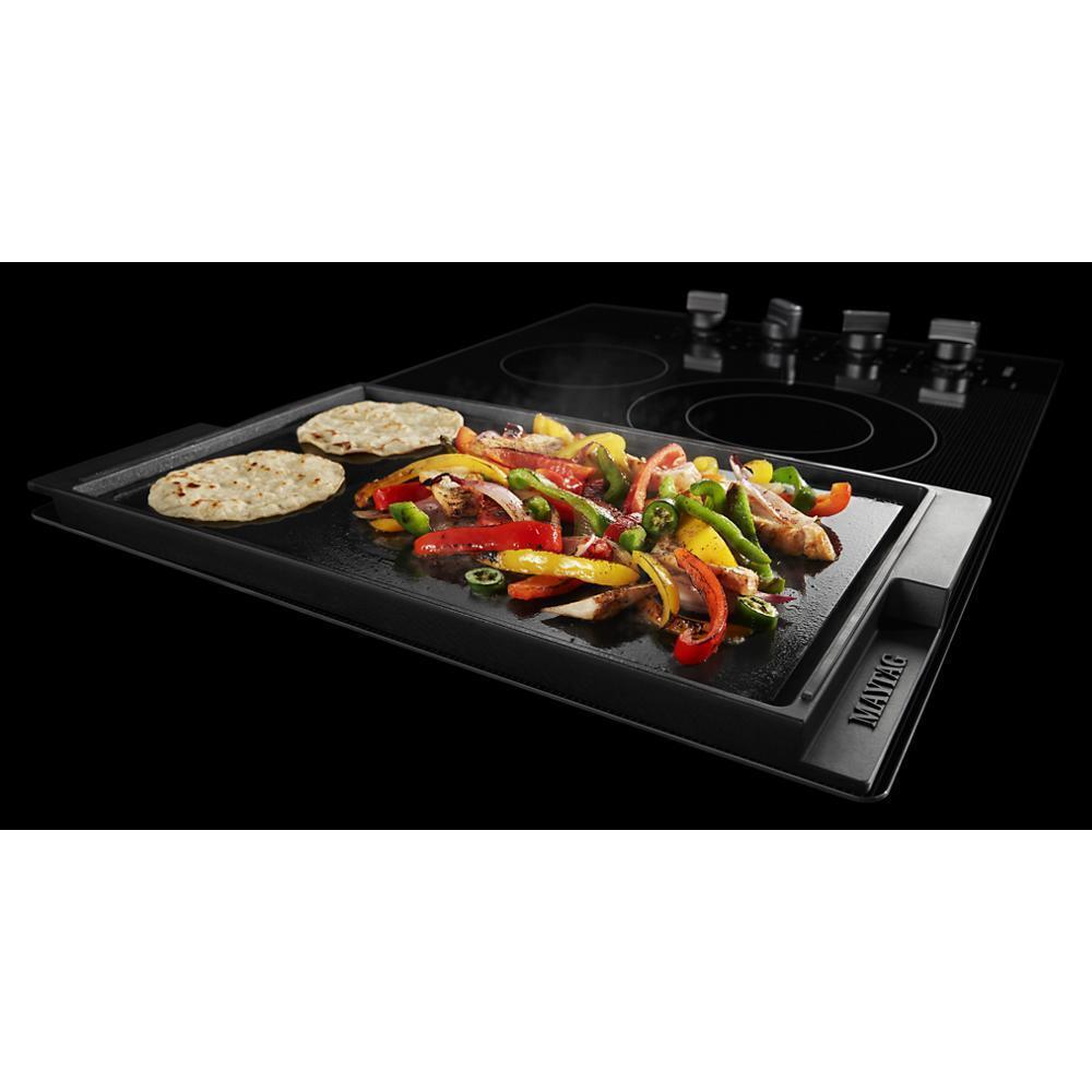 MAYTAG MEC8830HB Maytag 30-inch Electric Cooktop With Reversible Grill and Griddle