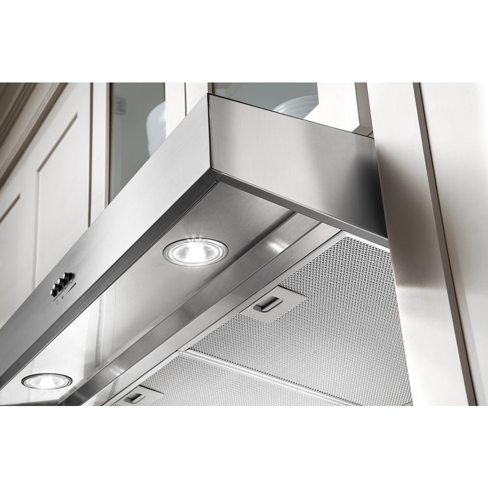 WHIRLPOOL WVU37UC4FS 24"" Range Hood With Dishwasher-safe Full-width Grease Filters