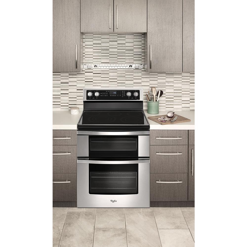 WHIRLPOOL WGE745C0FS Whirlpool 6.7 Cu. Ft. Electric Double Oven Range With True Convection