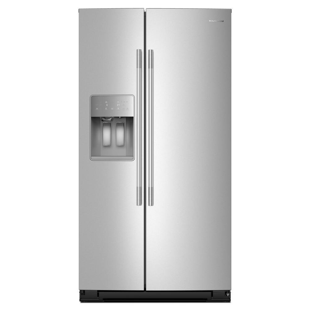 KITCHENAID KRSF536RPS 28.7 Cu. Ft. Side-by-side Refrigerator With Panoramic LED Lighting