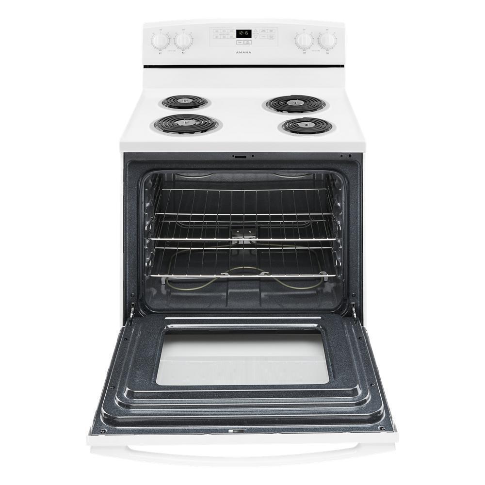 AMANA ACR4303MFW 30-inch Amana Electric Range With Bake Assist Temps - White