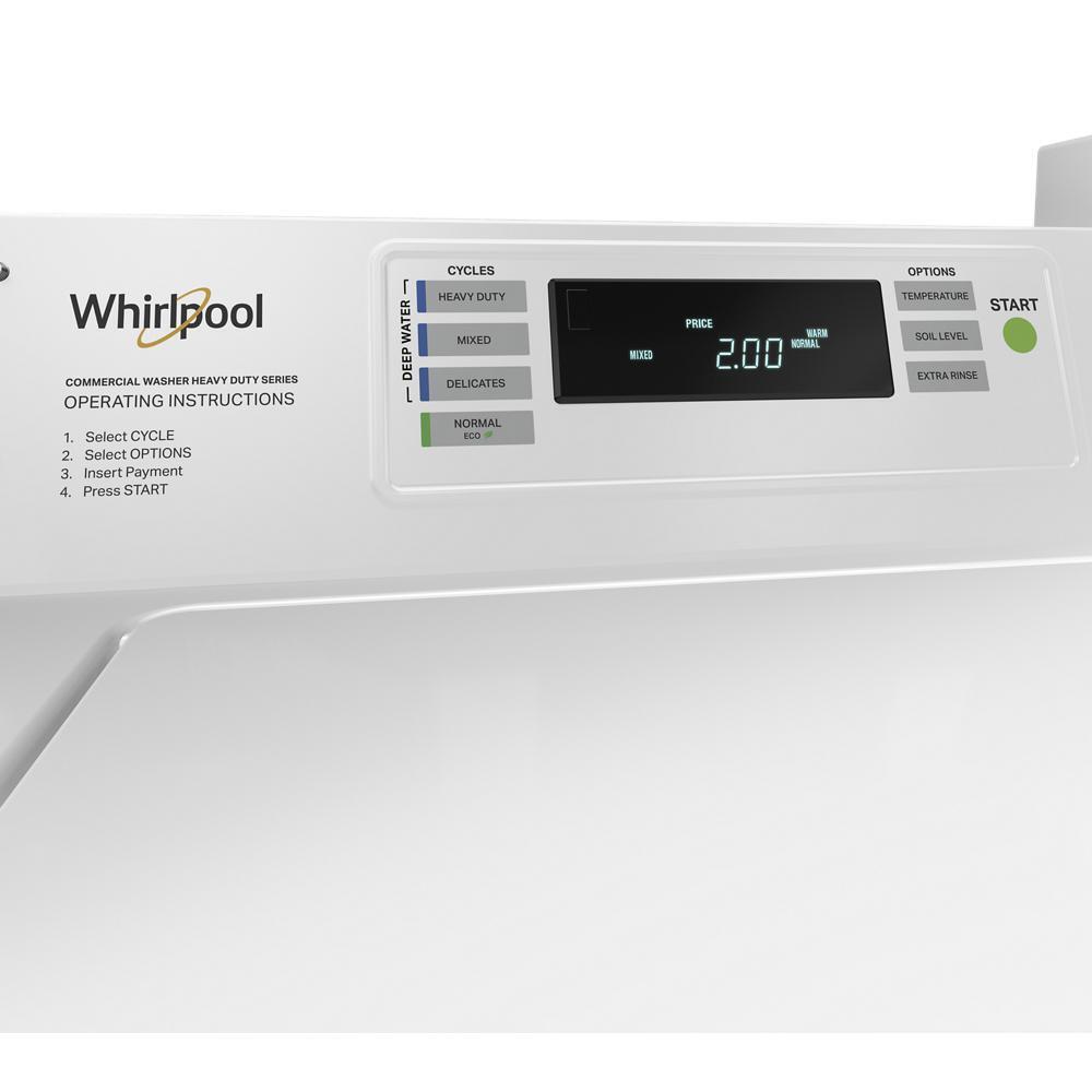 WHIRLPOOL CAE2779JQ Commercial Top-load Washer With Factory-installed Coin Drop and COI...