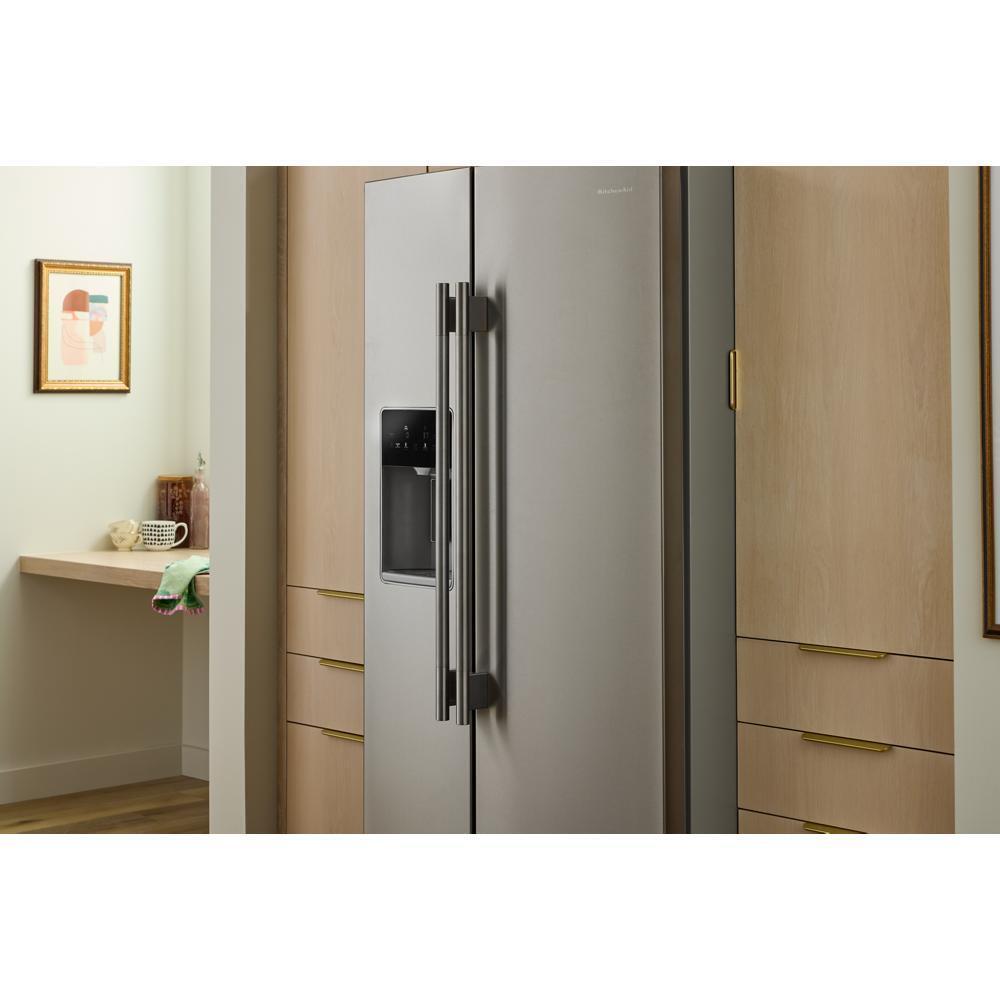 KITCHENAID KRSF536RPS 28.7 Cu. Ft. Side-by-side Refrigerator With Panoramic LED Lighting